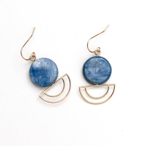 Kyanite Orbit Earrings