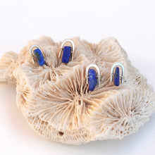 Load image into Gallery viewer, Lapis Lazuli Staple Studs