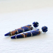 Load image into Gallery viewer, Lapis Lazuli and Sodalite Studs
