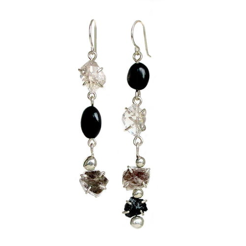 Fanciful Midnight Earrings Alana Douvros Jewelry