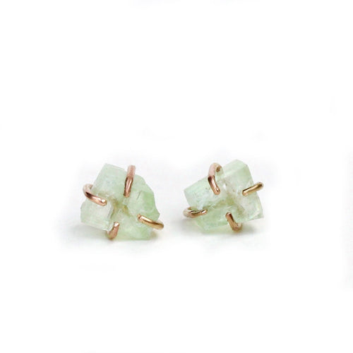 Raw Calcite Studs Alana Douvros Jewelry