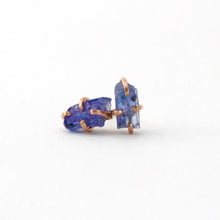 Load image into Gallery viewer, Raw Tanzanite Studs