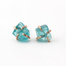 Load image into Gallery viewer, Raw Apatite Studs