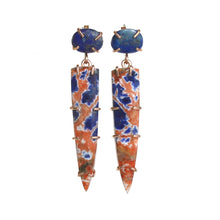 Load image into Gallery viewer, Lapis Lazuli and Sodalite Studs