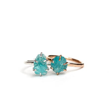 Load image into Gallery viewer, Raw Apatite Stacker Ring