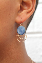 Load image into Gallery viewer, Kyanite Orbit Earrings