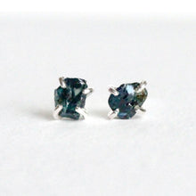 Load image into Gallery viewer, Australian Raw Sapphire Studs