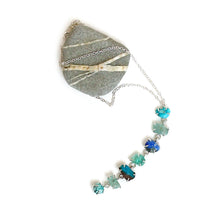 Load image into Gallery viewer, Blue Tones Waterfall Necklace