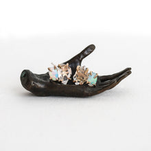 Load image into Gallery viewer, Herkimer Diamond and Opal Studs