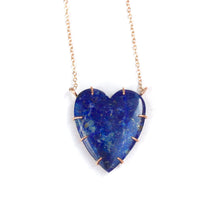 Load image into Gallery viewer, Lapis Lazuli Heart Necklace