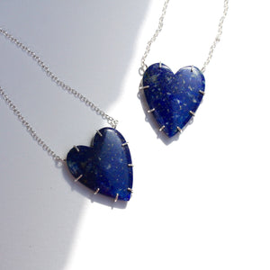 Lapis Lazuli Heart Necklace