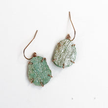 Load image into Gallery viewer, Fuchsite Drop Earrings