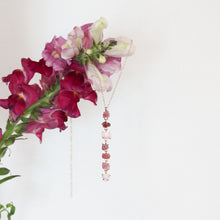 Load image into Gallery viewer, Pink Tones Waterfall Necklace