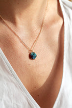 Load image into Gallery viewer, Raw Peacock Pyrite Necklace