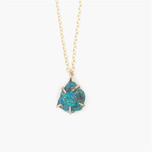 Load image into Gallery viewer, Raw Peacock Pyrite Necklace