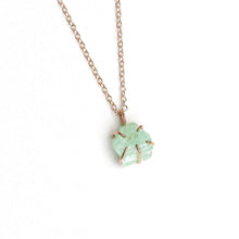 Load image into Gallery viewer, Raw Green Calcite Necklace