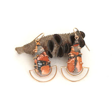 Load image into Gallery viewer, Maligano Jasper Orbit Earrings