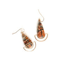 Load image into Gallery viewer, Maligano Jasper Orbit Earrings