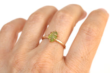 Load image into Gallery viewer, Raw Peridot Stacker Ring