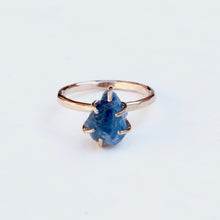 Load image into Gallery viewer, Raw Blue Sapphire Ring