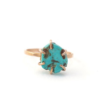 Load image into Gallery viewer, Raw Turquoise Stacker Ring
