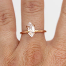 Load image into Gallery viewer, Herkimer Diamond Stacker Ring