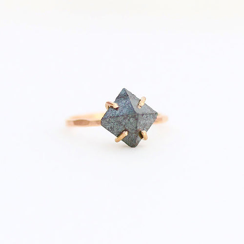 Raw Magnesite Stacker Ring Alana Douvros Jewelry