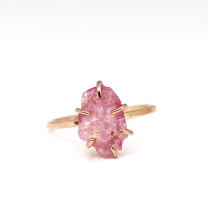 Raw Spinel Stacker Ring