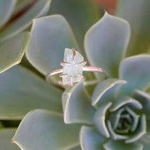 Load image into Gallery viewer, Raw Green Calcite Stacker Ring